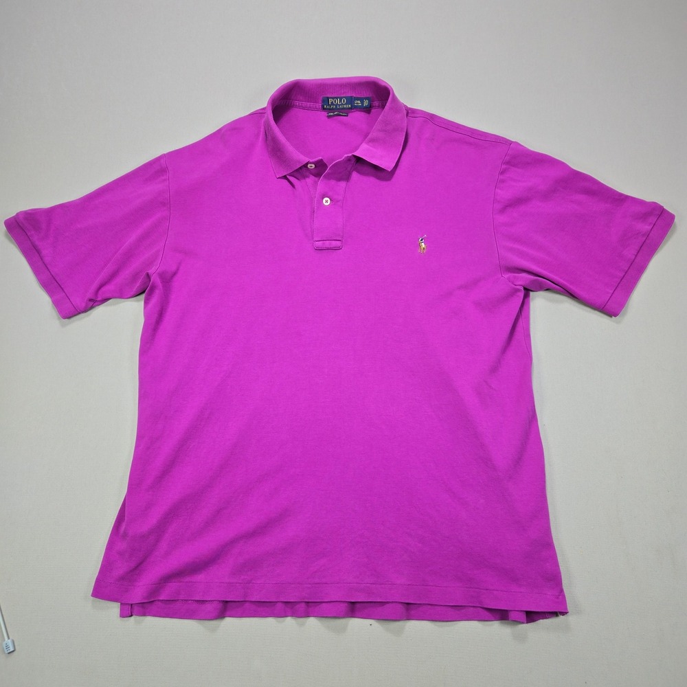 Polo Ralph Lauren Multicolor‎ Pony Pima Cotton Polo Shirt Men's LT